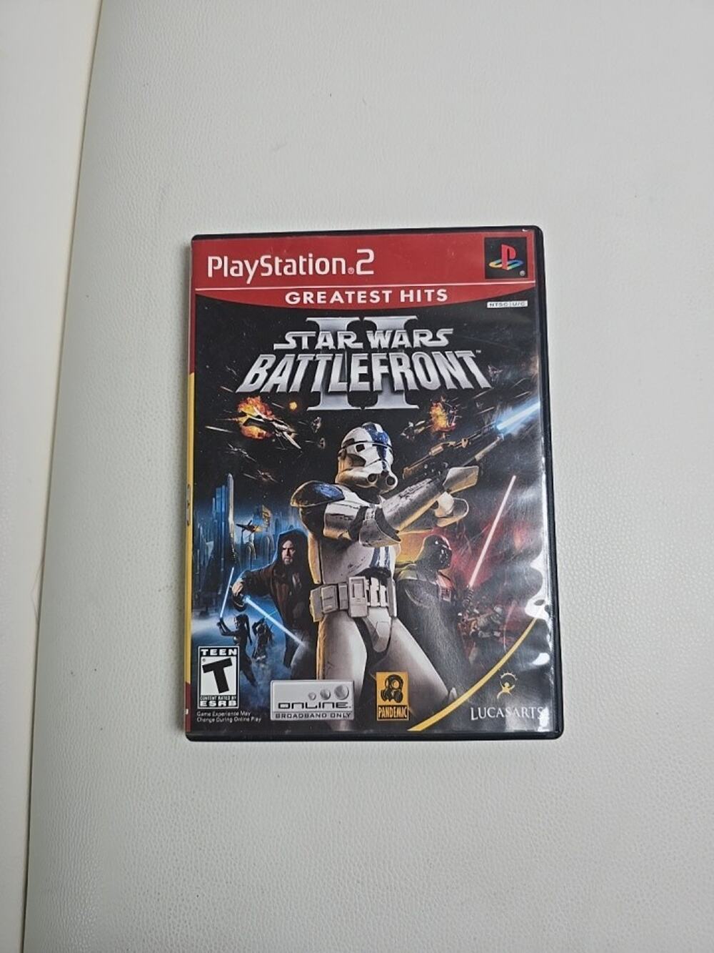 PlayStation 2 Star Wars Battlefront Greatest Hits CD Rom DISC with booklet